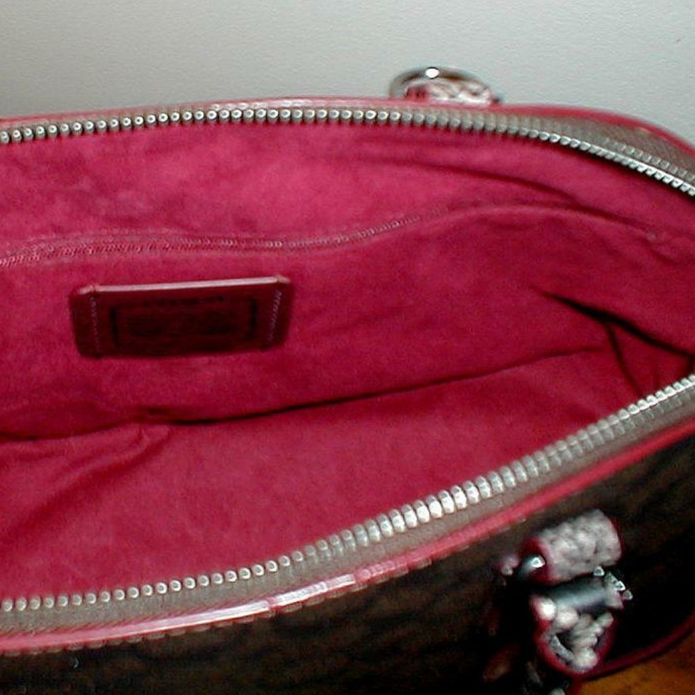 Coach Sierra Satchel Signature Exotic Mix - Picture 3 of 6